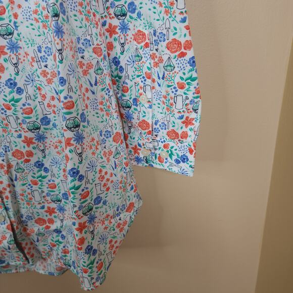 Duluth Wrinklefighter Tunic in Gardener Floral Size XS - Picture 4 of 8